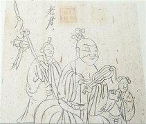 泛黄纸卷现道教神仙 藏家认为出自武当