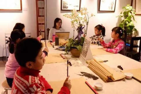 上海道教书画院乙未年寒假公益书法班开班 