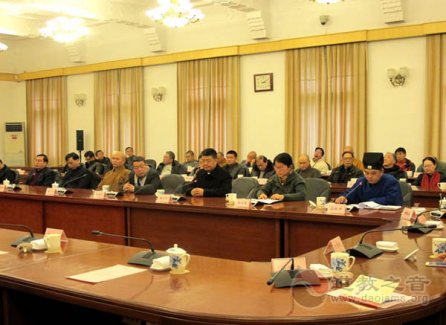 江苏南京民族宗教代表人士迎春座谈会举行