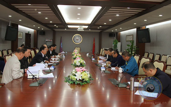 吉林省市领导和省道协一行到中国道协参访
