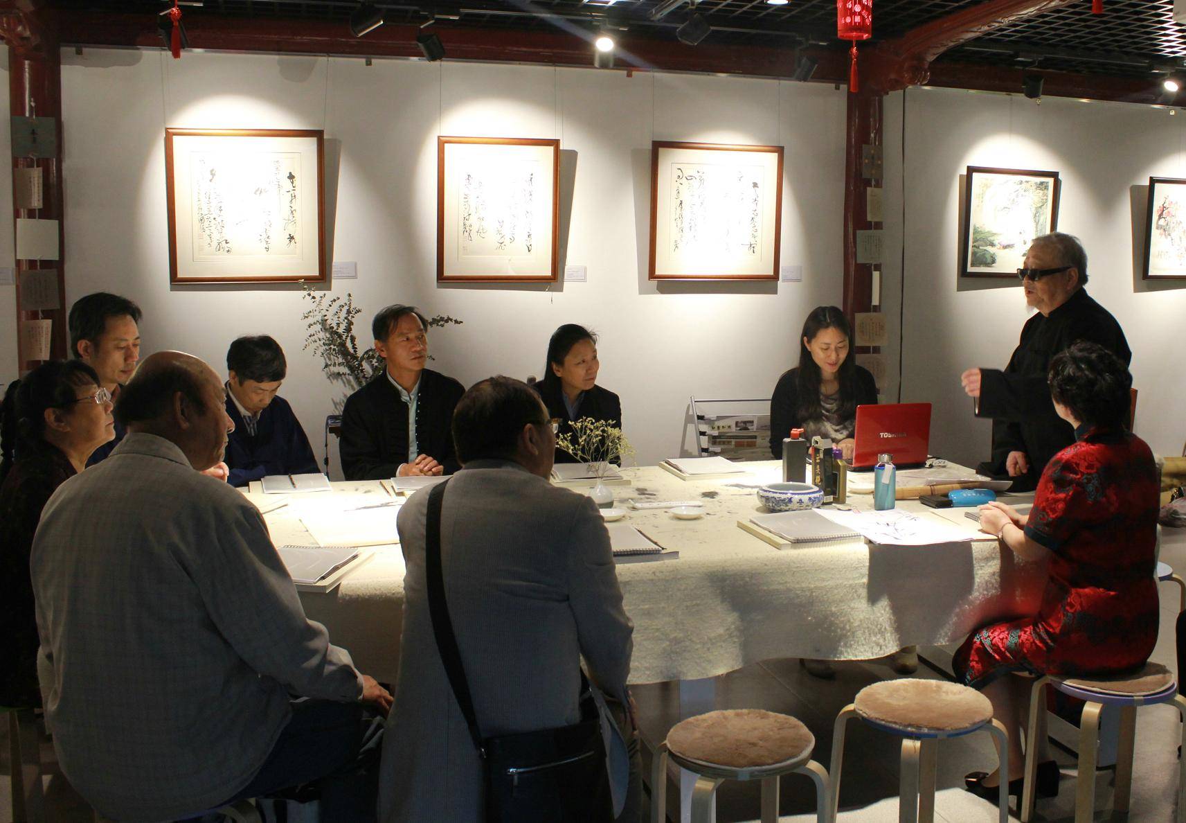 上海道教协会领导班子成员国画班正式开班