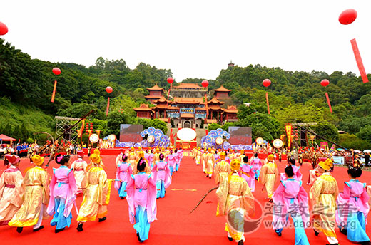 广东陆丰妈祖祭典舞团队参加南沙文化旅游节