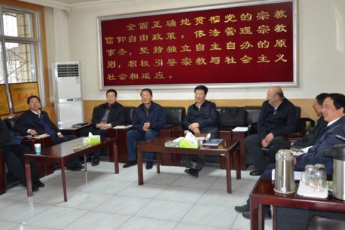 甘肃省委领导到省宗教事务局调研指导工作