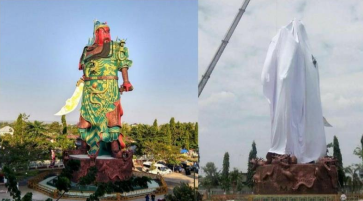 印尼穆斯林要求拆除巨型“关公像”：他对建国没贡献
