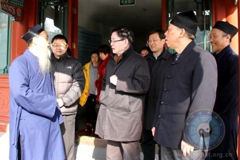 国家宗教局局长王作安一行走访慰问中国道教协会