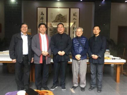 香港国际道教文化协会王有德道长一行到茅山参访考察