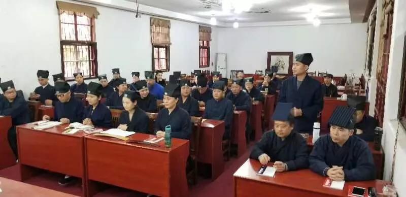 戊戌年第一期初级法事培训班在天师府开班