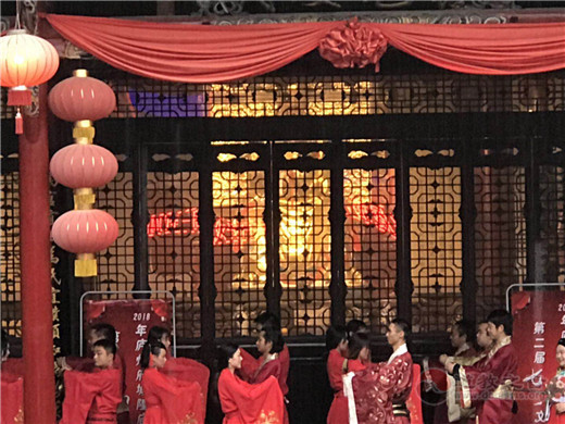安徽合肥庐州府城隍庙举办第二届七夕文化节