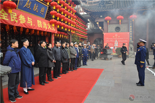 豫园核心区消防联动演练在上海城隍庙举行
