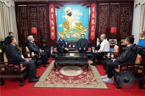 台湾中华传统宗教总会参访团到天师府参访
