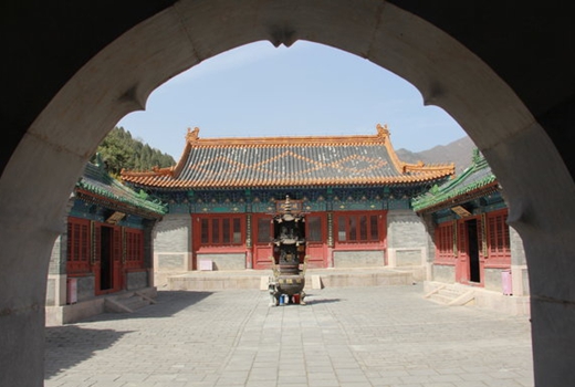 清明节北京居庸关都城隍庙举行祈福仪式