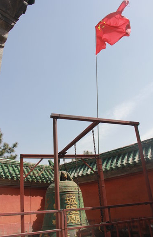 清明节北京居庸关都城隍庙举行祈福仪式
