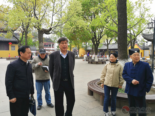 江苏省民宗委、苏州市民宗局领导到玄妙观进行安全检查