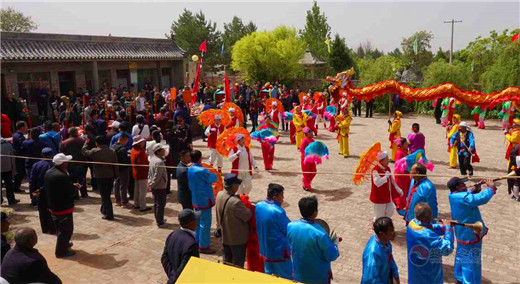 陕西榆林市榆阳区卧云山举办传统庙会宣传道教生态伦理