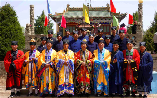陕西榆林市榆阳区卧云山举办传统庙会宣传道教生态伦理