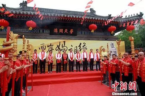 两岸宫庙负责人天津迎妈祖 天后宫五尊圣像6月赴台汇亲