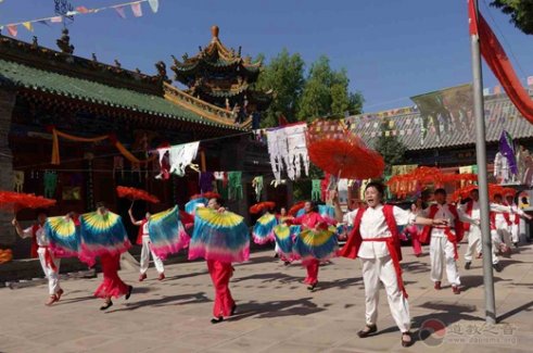 陕西榆林东山关帝庙举行关帝诞辰1859年纪念活动