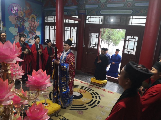 宝鸡市道协、金台区道协举行庆祝新中国成立70周年祈福法会
