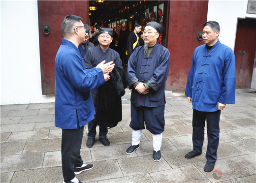 北京市道教协会访问团到上海城隍庙学习调研