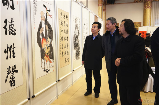 北京道家书画委员会、北京京华蓝天书画院举行2019年会暨庆祝新中国成立70周年书画展