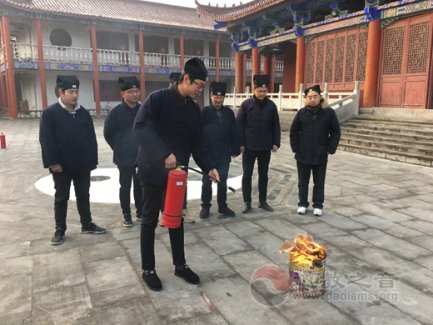 镇江市润州道院开展消防安全演练活动