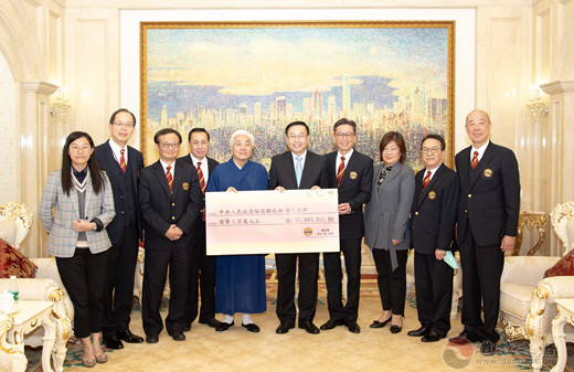 香港啬色园黄大仙祠捐赠港币300万元支援大陆抗疫救治工作