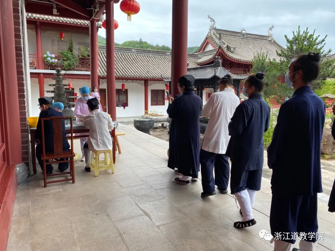 浙江道教学院组织师生进行核酸检测