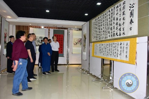 湖北道教界举办书画展庆祝中国共产党成立100周年