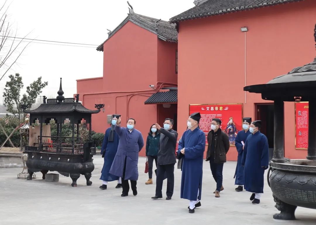 上海市民族宗教局赴上海道教学院走访调研