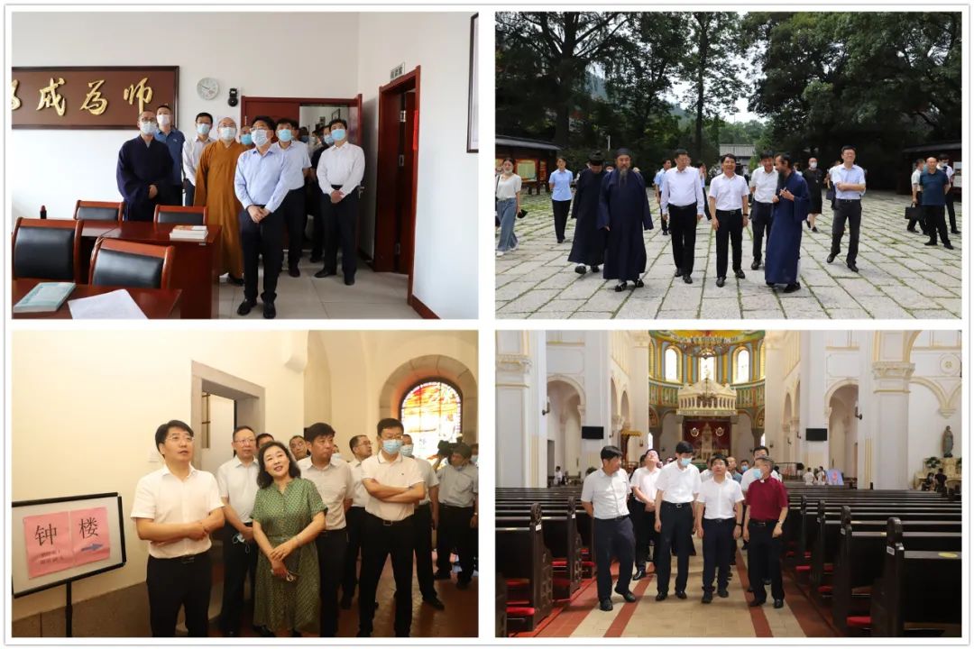 中共青岛市委副书记、统战部部长邓云锋走访全市宗教团体